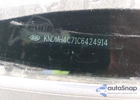 2012 Kia Sedona Ex z USA, uszkodzony, nr VIN KNDMH4C71C6424914